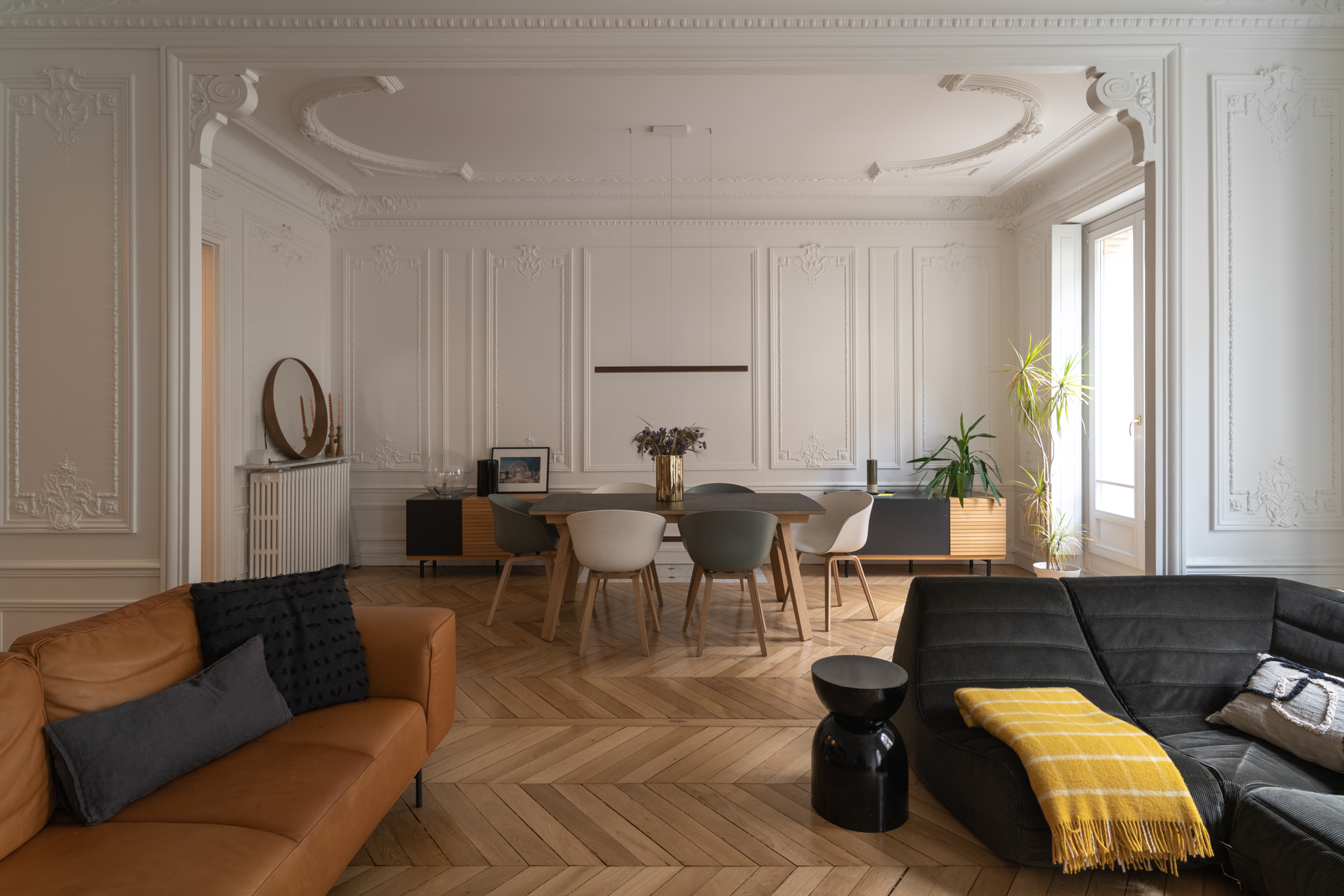 Rénovation de prestige d'un appartement haussmannien à Paris 10 par Groupe RSM